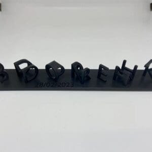 翻轉文字名牌