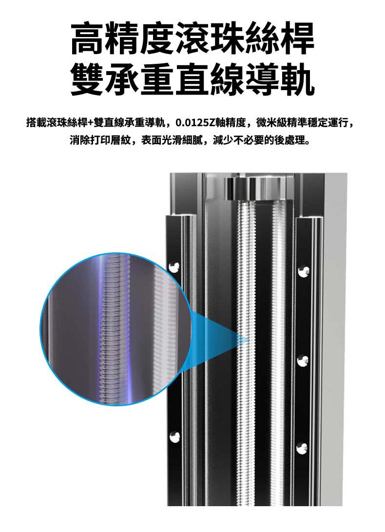 高精度滾珠絲桿 雙承重直線導軌