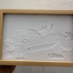 3D打印透光浮雕